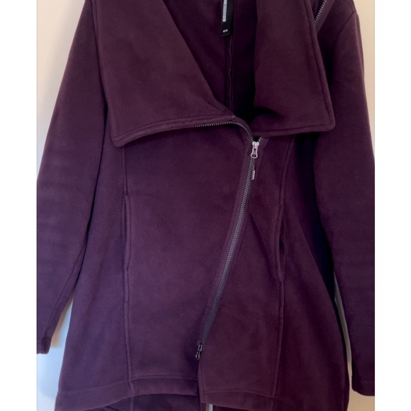 Women's Purple Asymmetrical Zip Jacket - Picture 1 of 2